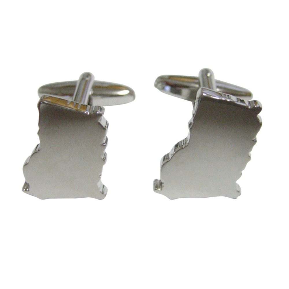 Ghana Map Shape Cufflinksghana Map Shape Cufflinks